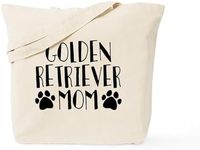 CafePress Golden Retriever Mom Tote Bag Natural Canvas Tote Bag, Reusable Shopping Bag