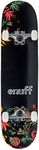 Enuff Floral Skateboard Complete Black/Orange Black/Orange, Standard