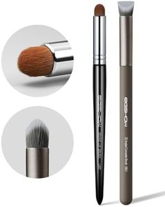 EIGSHOW Lip Brush &Angled Concealer Brush, EIGSHOW Concealer Brush Under Eye for covering Sun Spots, Acne, Blemishes, Small Concealer Brush Perfect for Concealers, Color Corrector, Cream Highlighter
