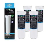 FilterLogic FFL-120F Fridge Freezer Water Filter Cartridge Replacement for Fisher & Paykel 836848, 836860, E404BRXFDU, E522BRXFDU, Maytag 67003662, RO185014, RO185011, WF60 (4 Pack)