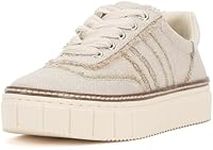 Vince Camuto Women's Reilly Sneaker, Stone Khaki, 6