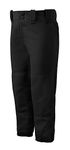 Mizuno Womens Belted Pant (Black, Medium)