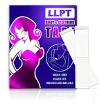 LLPT Double Sided Tape for Fashion Body and Clothing 72 Strips Pack Large Sized Transparent Reliable on Fabric Gentle on Skin Great for All Skin Shades (FTD18CR72)