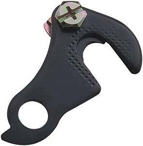 EMSea Black Bike Rear Gear Mech Derailleur Hanger with Bolt Fitting Metal Tailhook Dropout Adapter for MTB Bicycle Replacement Parts