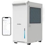 Senelux 25L/Day Dehumidifier Smart App Wi-Fi with 5.5L Water Tank, Continuous Drainage, Large Room Laundry Drying, Bedrooms, Basements Sleep Mode, 24H Timer & Overflow Protection