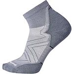 Smartwool, Men's Run Targeted Cushion Ankle Socks, Graphite, L