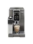 De'Longhi ECAM37095TI Dinamica Plus with LatteCrema System, Fully Automatic Coffee Machine, Colored Touch Display,Titanium