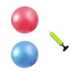 MU-MOON Mini Fitness Exercise Ball Kit with Hand Pump for Yoga, Pilates, Body Balance, Core Training and Stability, 20cm