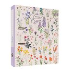 Grupo Erik Botanical Wild Flowers Lever Arch File | A4 File Folder | Large Documents Storage Files | 11 x 12.6 inches - 28 x 32 cm | A4 Ring Binder | 2 Ring Binder | Cute Stationery