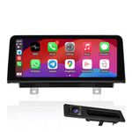 PEMP CarPlay Android Auto Monitor Linux Screen for BMW (2012-2017) 1/2/3/4 Series F30 F31 F32 F33 F34 F35 F20 F21 F22 NBT CIC System with a 720P AHD Camera