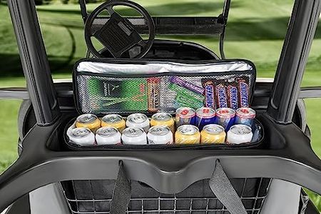 Jaxpare Golf Cart Portable Cooler Bag for Club Car Precedent with OEM Back Basket.Multipurpose Ice Bag Not Only Pefect for Golf Cart, But Also for Picnic, Beach, Work, Trip,Etc.