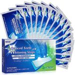 Teeth Whitening Strips 14 Pouches 28 Strips Teeth Whitening Kit Safe for Enamel Non-Sensitive Professional Teeth Whitening Strips for Removing Tea Stains Coffee Stains Tobacco Stains