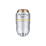 AmScope PA10X-V300 10X Plan Achromatic Compound Microscope Objective Lens