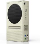 WOLIBEAR Magnetic Smart Wraps for Xbox Series S Console, Classic-Windows Design Protective Cover Case for Xbox Series S Accessories with Premium PU Leather and Soft Inner Lining - Classic