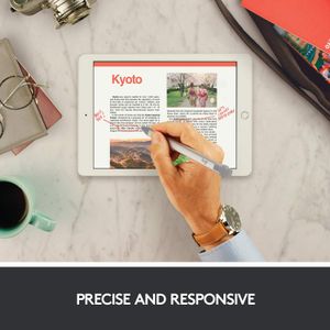 Logitech Crayon Digital Pencil – Grey Stylus for iPad