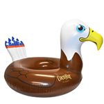 CocoNut Float Patriotic Bald Eagle Pool Float by – Inflatable Pool Ring – Durable Long Lasting Lounge Tube and Water Toy – Fun Decoration for Parties, Events – Ages 8+ Years