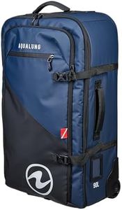 Aqualung Explorer Waterproof Travel Bag for Diving from 45L to 120L, with Internal Compartments, Telescopic Handle, and Sturdy Wheels, Optimal for Your Underwater Adventures