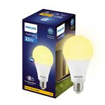 PHILIPS 22-watt LED Bulb |AceBright High Wattage LED Bulb|Base: E27 Light Bulb for Home | Warm White, Pack of 1