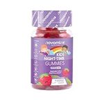 Kids Sleep Gummies – Chewable Kids Night Time Support Supplement – Bed Time Melatonin Alternative - Vegan - Gluten Free – Magnesium - L-Theanine - B12 - by Novomins