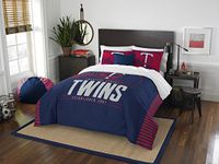 NORTHWEST MLB Minnesota Twins Comforter and Sham Set, Full/Queen, Grand Slam