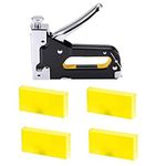 Divik 3 in 1 Heavy Duty Staple Gun with Pins // Office Desk & Commercial/Industrial Manual Big Metal Stapler for Paper Binding, Carpentry, Furniture (Stapple Gun with 4000pcs Pin)