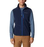 Columbia Men's Fast Trek Fleece Vest Fleece Gilet Vest, Collegiate Navy, Size S