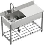 GGW Commercial Sink with Drainboard