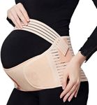 Pregnant belly retraction strap, pregnancy support strap, breathable abdominal support bracket for abdominal, pelvic, lower back and back pain, lightweight belly retraction strap, adjustable 3-in-1 maternity belt