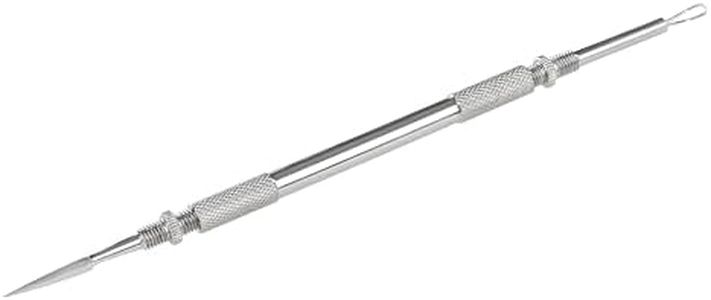 REMOS Blackhead and Comedone Acne Extractor with Fine Groove, Stainless, 11.5 cm