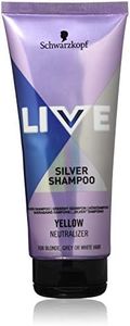 Schwarzkopf Live Silver Shampoo Neutralises Yellow Colour 200 ml