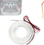 WEISIPU 2/4m Car Trunk LED Light Strip for Boot LED Tail Brake Turn Signal Lights Flow Type, Cool Car Rear Decoration Tailgate Accessories for SUV Trailers (White, 4m)
