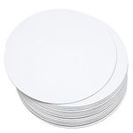 qiqee 40-Packs Cake Boards Round 6 Inch White Cake Circles Rounds Base Food-Grade Cardboard Cake Plate(Thinner But Stronger)