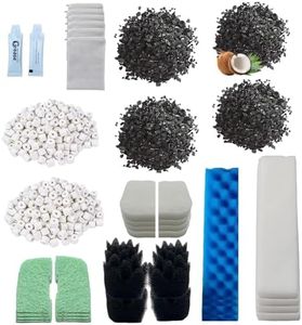 42 Pack Replacement Filter Media Kit for Fluval 406/407, 2 Full Sets