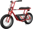 Razor Rambler 16 Electric Retro Mini Bike Ride for Teens Ages 18+, 220 lb Max Weight, Red – 350W Motor, Up to 15.6 Mph, 45-Min Run Time, Twist-Grip Throttle, Spoked Wheels w/ 16” Pneumatic Tires