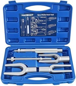 HAOBOOT 5pcs Pickle Fork Tool Set Ball Joint Separator Non Slip Grip
