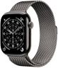 Apple Watch Series 11 GPS + Cellular 46mm Smartwatch with Slate Titanium Case with Slate Milanese Loop M/L. Sleep Score, Fitness Tracker, Health Monitoring, Always-On Display, Water Resistant