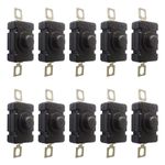 UNIVERSAL HUB� Self Locking Switch, DC 260V 1.5 A Tactile Tact Switch 2Pin On Off Push Button Switch DIY Electronics Accessories 10Pcs