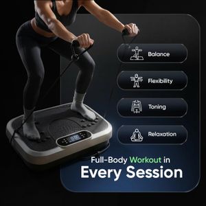 WeightWorld Vibration Plate Exercise Machine – Full Body Workout Platform
