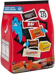 Hershey Miniatures Assorted Flavored, Halloween Candy Bulk Bag, 78.24 oz (275 Pieces)