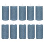 Simple Deluxe 4 X 2 Inch Large Air Stone Cylinder for Fish & Plant in Aquarium and Hydroponics Air Pump, 10 Pack