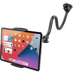 APPS2Car Tablet Car Mount for iPad Truck Holder Long Arm Extension Strong Suction Cup Windshield Mount for 7-11 Inch Tablet iPad Pro Air Mini iPhone