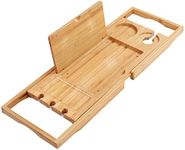 Utoplike Bamboo Bathtub Caddy Tray 