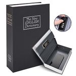 Ohuhu Book Safe with Combination Lock, Dictionary Diversion Book Safe, Portable Safe Box, Great for storing Money, Jewelry and Passport