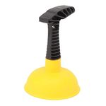 Mini Drain Plunger, Silicone Small Toilet Plunger Ergonomic Design High Pressure Pneumatic Slip Proof Handle Efficient for Kitchen for Sink (Style 2)