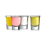 NutriChefKitchen 4 Pack Clear Shot 