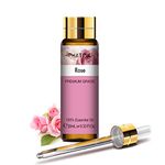 PHATOIL Rose Essential Oil 10ML - Undiluted and Cruelty-Free, Pure Rose Oil - Essential Oils for Diffusers for Home