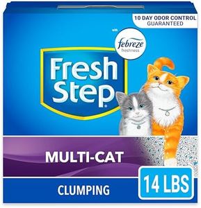 Fresh Step Multi-Cat with Febreze Freshness, Clumping Cat Litter, Scented, 14 Pounds