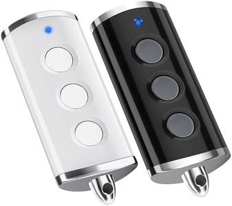 pepape Télécommande de Porte de Garage pour Hormann HSE2-868-BS, HSE4-868-BS, HS1-868-BS, Compatible avec la télécommande Hormann BS Bisecur 868,3MHz - Noir+Blanc
