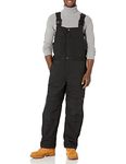 Dickies Men's Duratech Renegade Flex Insulated Bib Overalls, Black, XL