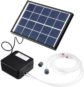 20W Solar Air Pump Kit Panel Bubble Oxygenator Solar Water Pump for Fish Outdoor Pond Aerator Aquaponics Fish Tank Pond Aquarium Aquaculture